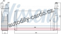 Výměník tepla NISSENS 70016