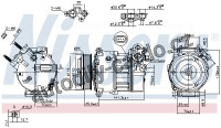 Kompresor klimatizace NISSENS 890617