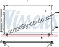 Chladič klimatizace NISSENS 940368