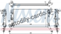 Chladič motoru NISSENS 637619