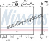 Chladič motoru NISSENS 68728