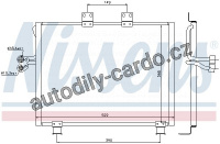 Chladič klimatizace NISSENS 940017