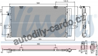Chladič klimatizace NISSENS 94652