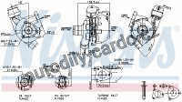 Turbodmychadlo NISSENS 93203