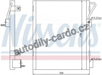 Chladič klimatizace NISSENS 940019