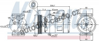 Kompresor klimatizace NISSENS 89072