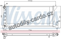 Chladič motoru NISSENS 630749
