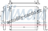 Chladič motoru NISSENS 646805