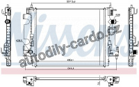 Chladič motoru NISSENS 637659
