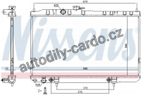 Chladič motoru NISSENS 68736