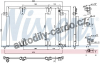 Chladič klimatizace NISSENS 940373