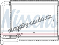 Výměník tepla NISSENS 77534