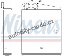 Výměník tepla NISSENS 70228