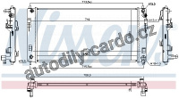Chladič motoru NISSENS 68737