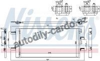 Chladič klimatizace NISSENS 940509