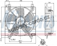 Ventilátor chladiče NISSENS 85353