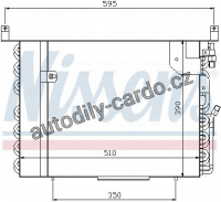 Chladič klimatizace NISSENS 94402