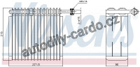 Výparník NISSENS 92199