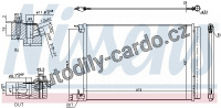 Chladič klimatizace NISSENS 940519