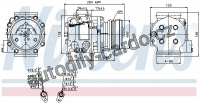 Kompresor klimatizace NISSENS 89229