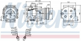 Kompresor klimatizace NISSENS 89229