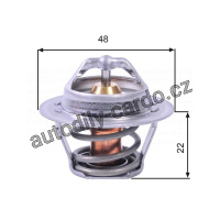 Termostat GATES (GT TH00391G1) - FORD, OPEL