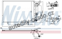 Chladič klimatizace NISSENS 940524