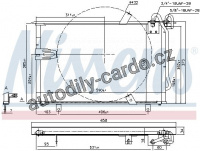 Chladič klimatizace NISSENS 94408