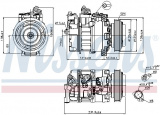 Kompresor klimatizace NISSENS 89231