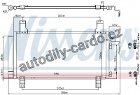 Chladič klimatizace NISSENS 94792