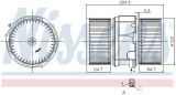 Vnitřní ventilátor NISSENS 87357