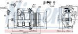 Kompresor klimatizace NISSENS 89077