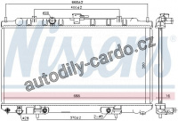 Chladič motoru NISSENS 68739