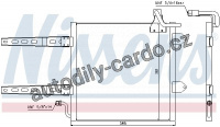 Chladič klimatizace NISSENS 94260