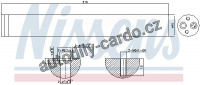 Vysoušeč klimatizace NISSENS 95342