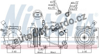 Kompresor klimatizace NISSENS 890640