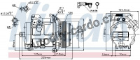 Kompresor klimatizace NISSENS 89081