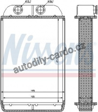 Výměník tepla NISSENS 70232