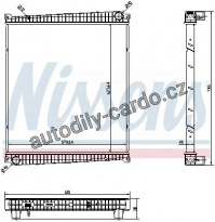 Chladič motoru NISSENS 6378750