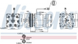 Kompresor klimatizace NISSENS 89083