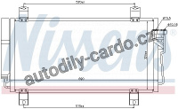 Chladič klimatizace NISSENS 940032