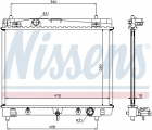 Chladič motoru NISSENS 64682