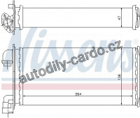 Výměník tepla NISSENS 70501