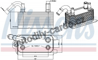 Chladič oleje automatické převodovky NISSENS 90661