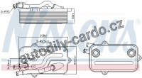 Chladič oleje automatické převodovky NISSENS 90782