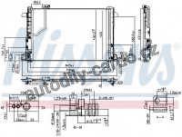 Chladič klimatizace NISSENS 940035