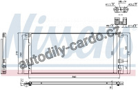 Chladič klimatizace NISSENS 940388