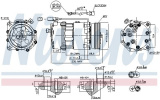 Kompresor klimatizace NISSENS 890761