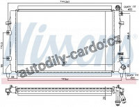Chladič motoru NISSENS 65324