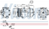 Kompresor klimatizace NISSENS 89136